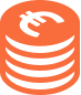 Stacked coins icon
